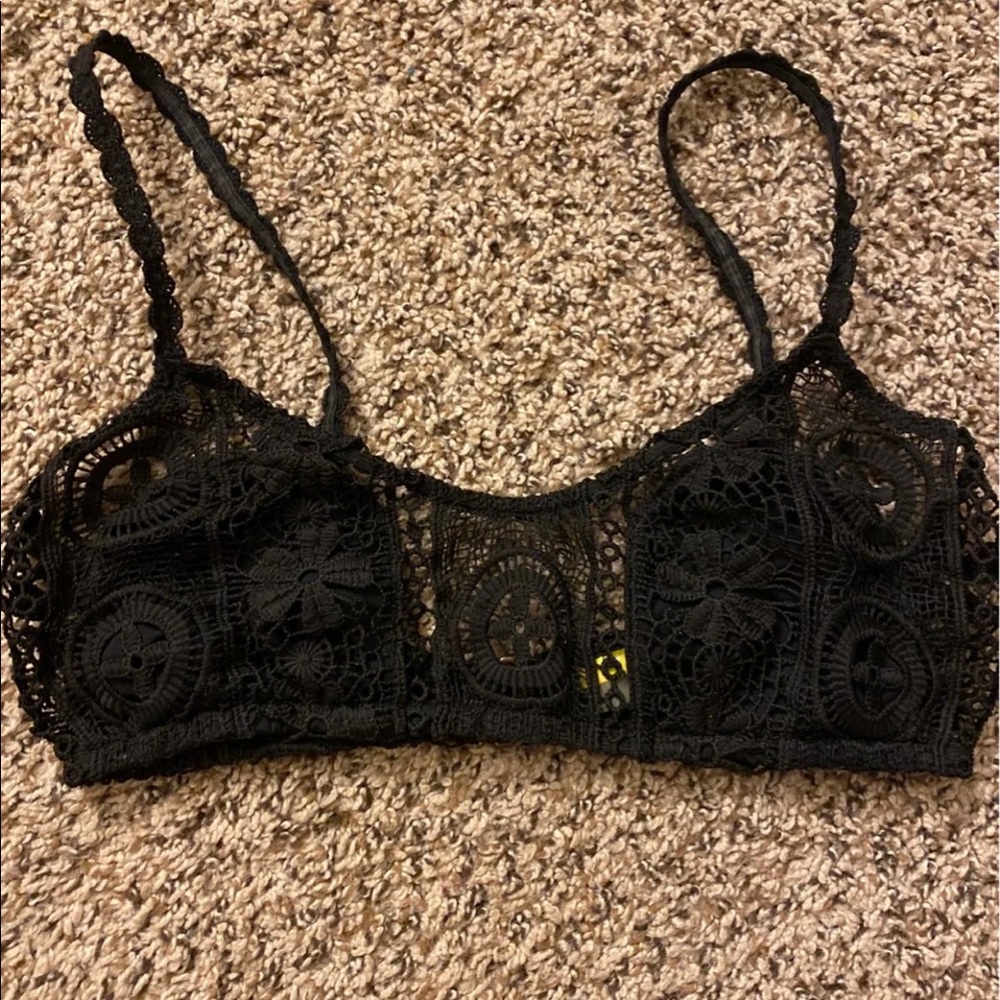 Crochet bikini top